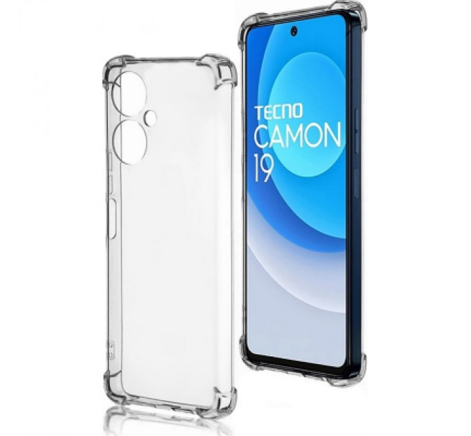 BeCover Чохол до мобільного телефона BeCover Anti-Shock Tecno Camon 19 (CI6n)/19 Pro (CI8n) Clear (708901)