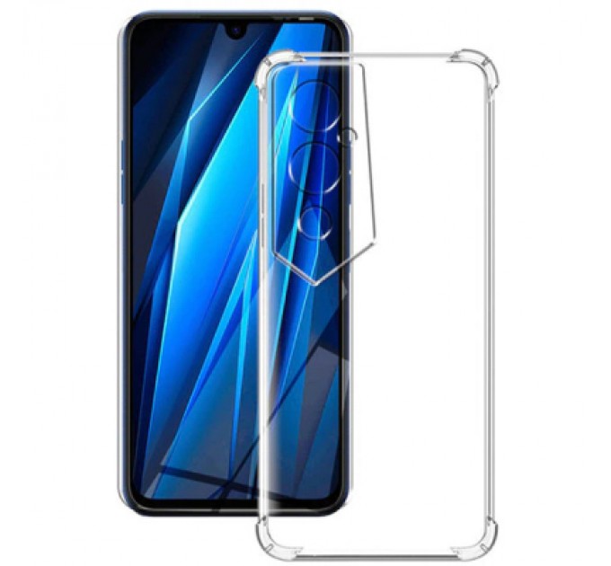 BeCover Чохол до мобільного телефона BeCover Anti-Shock Tecno POVA 4 (LG7n) Clear (708903)