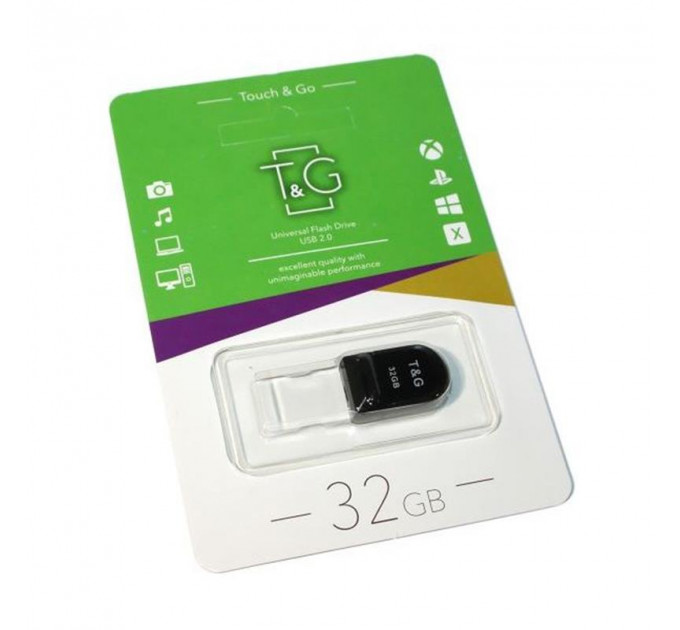 Флеш-накопичувач USB 32GB T&G 010 Shorty Series (TG010-32GB)