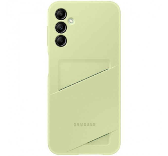 Samsung Чохол до мобільного телефона Samsung A14 Card Slot Case Lime (EF-OA146TGEGRU)