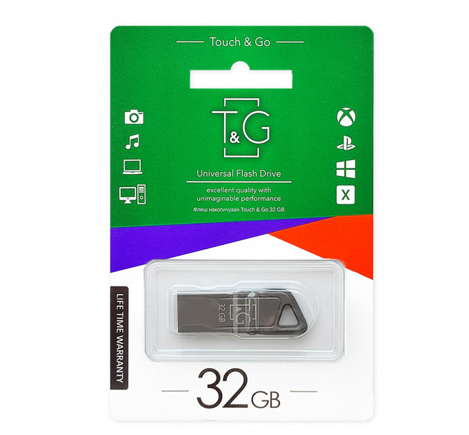 Флеш-накопичувач USB 32GB T&G 114 Metal Series (TG114-32G)