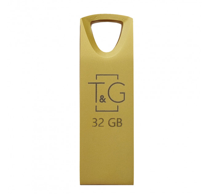 Флеш-накопичувач USB 32GB T&G 117 Metal Series Gold (TG117GD-32G)