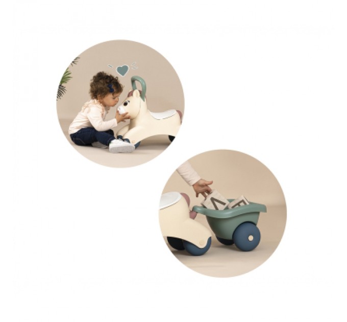 Чудомобіль Smoby Little Поні з причепом (140502)