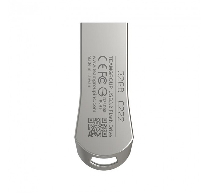 Флеш-накопитель USB3.2 32GB Team C222 Silver (TC222332GS01)