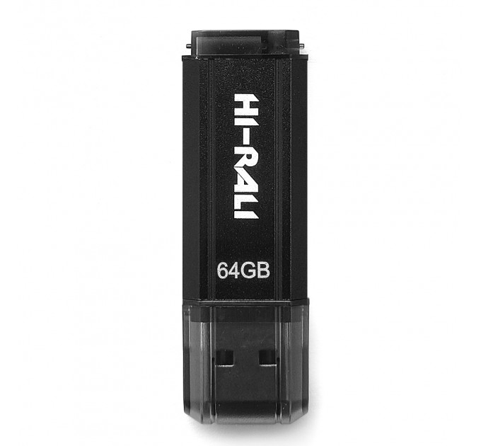 Флеш-накопитель USB 64GB Hi-Rali Stark Series Black (HI-64GBSTBK)