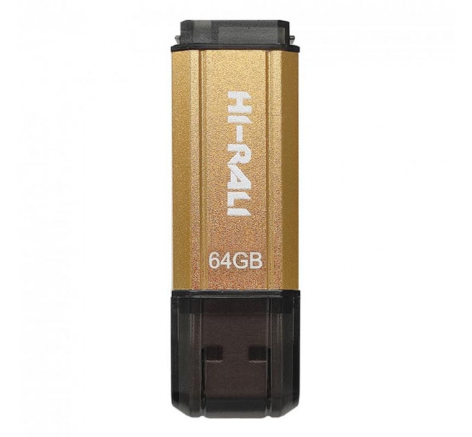 Флеш-накопитель USB 64GB Hi-Rali Stark Series Gold (HI-64GBSTGD)