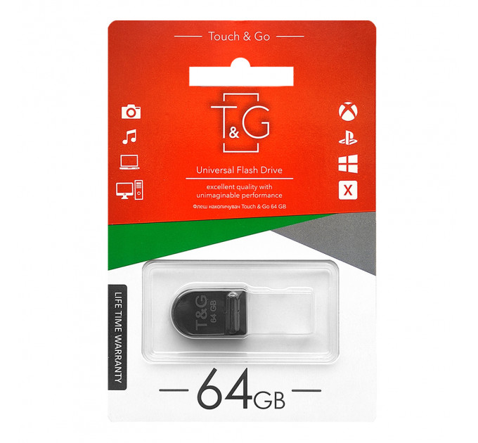 Флеш-накопитель USB 64GB T&G 010 Shorty Series (TG010-64GB)