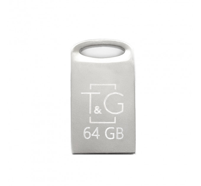 Флеш-накопичувач USB 64GB T&G 105 Metal Series Silver (TG105-64G)