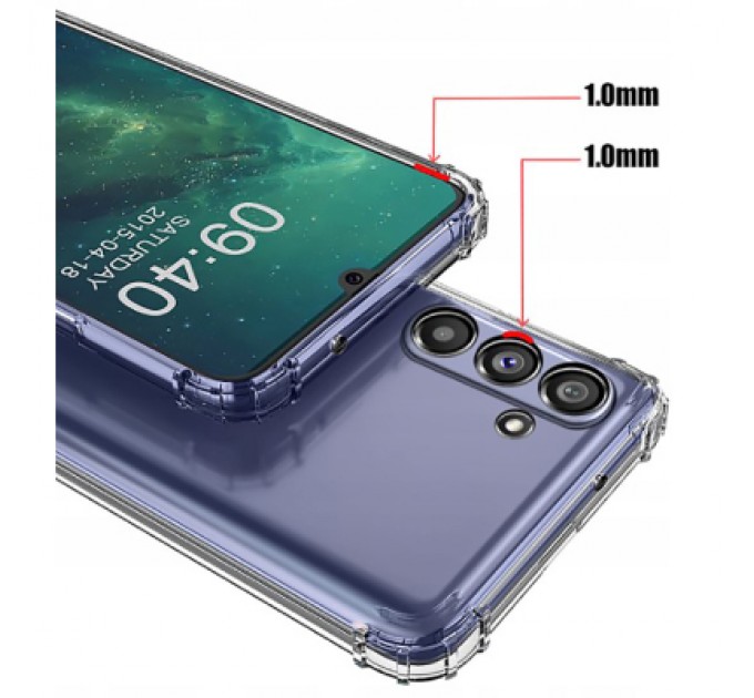 BeCover Чохол до мобільного телефона BeCover Anti-Shock Samsung Galaxy A34 5G SM-A346 Clear (708954)