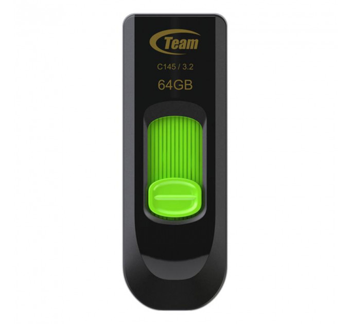 Флеш-накопитель USB3.2  64GB Team C145 Green (TC145364GG01)