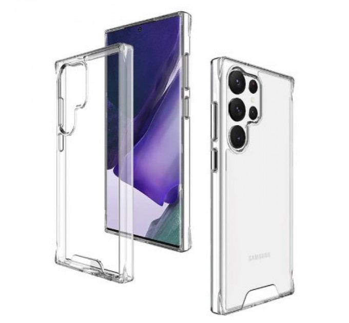 BeCover Чохол до мобільного телефона BeCover Space Case Samsung Galaxy S23 Ultra SM-S918 Transparancy (708962)