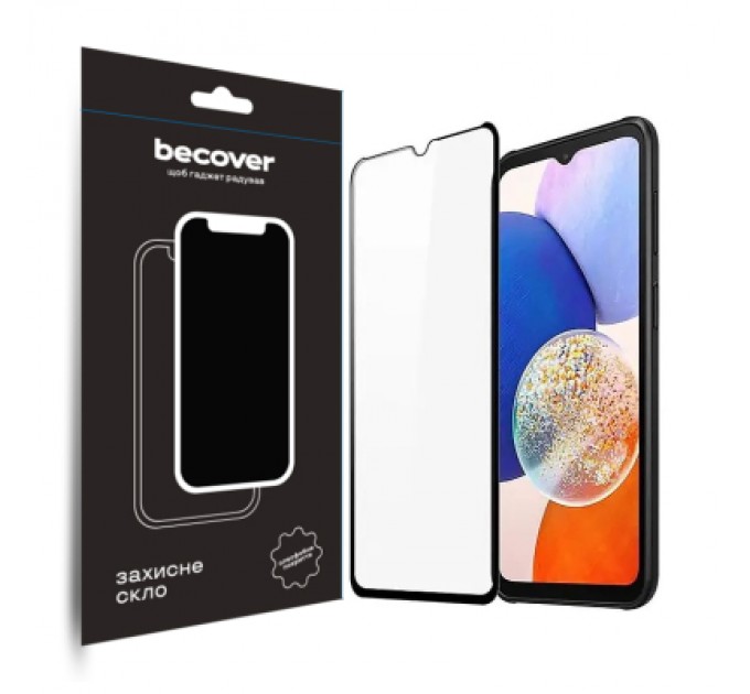 BeCover Скло захисне BeCover Samsung Galaxy A14 4G SM-A145/A14 5G SM-A146 Black (708953)