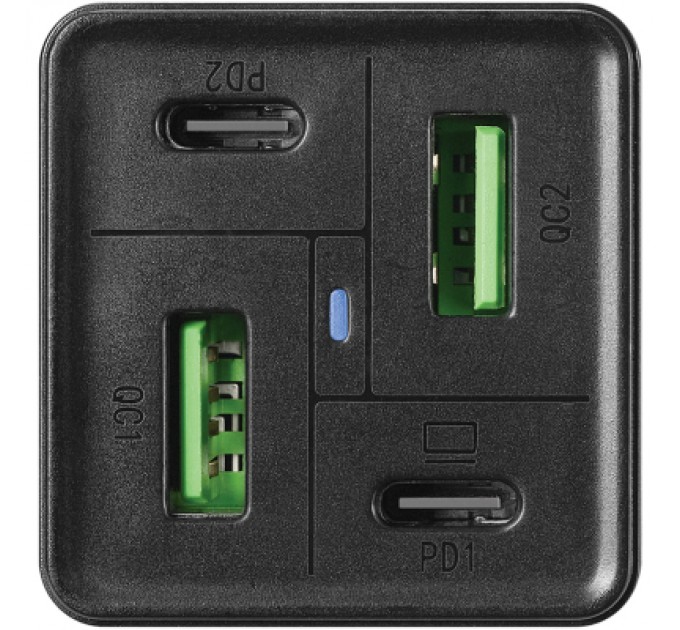 Зарядний пристрій Sandberg 4in1 2xUSB-C 2xUSB PD 65W QC 3.0 20W (441-45)