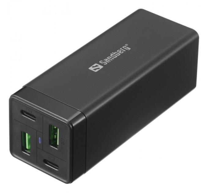 Зарядний пристрій Sandberg 4in1 2xUSB-C 2xUSB PD 65W QC 3.0 20W (441-45)