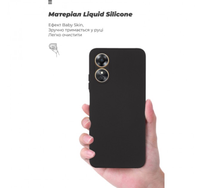 Armorstandart Чохол до мобільного телефона Armorstandart ICON Case OPPO A17 4G Camera cover Black (ARM64847)