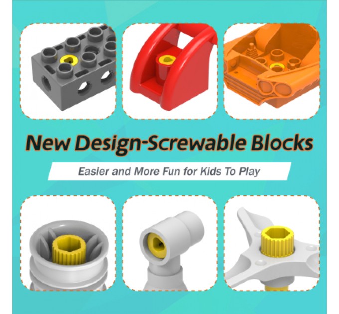 Конструктор Makerzoid Big Building Blocks-Mechanical Engineering Team (MKZ-OBK-MET)