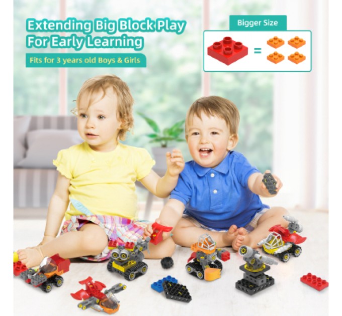 Конструктор Makerzoid Big Building Blocks-Mechanical Engineering Team (MKZ-OBK-MET)