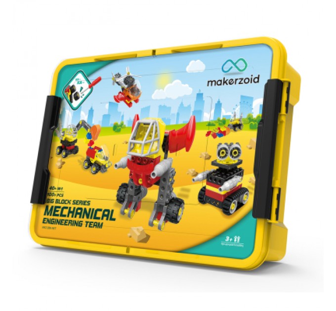 Конструктор Makerzoid Big Building Blocks-Mechanical Engineering Team (MKZ-OBK-MET)