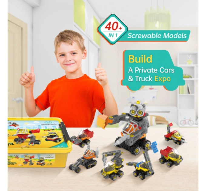 Конструктор Makerzoid Big Building Blocks-Mechanical Engineering Team (MKZ-OBK-MET)