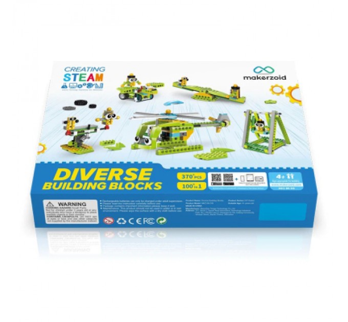 Конструктор Makerzoid Diverse Building Blocks (MKZ-BK-DB)