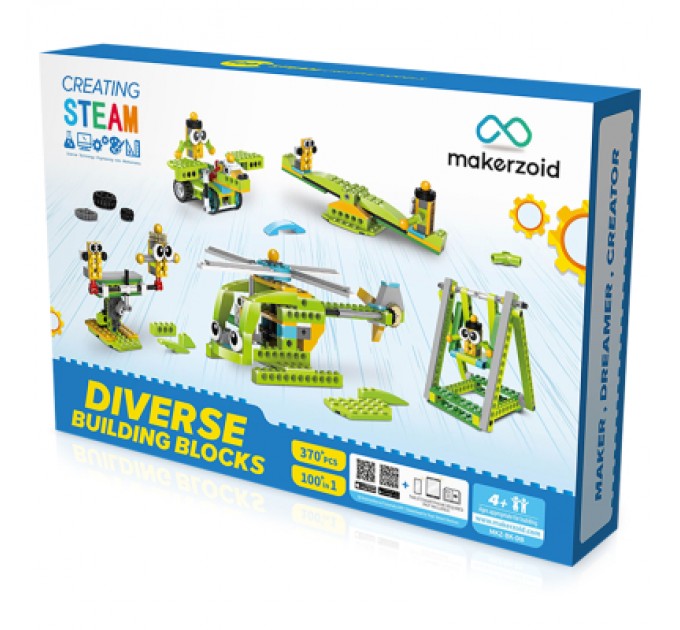 Конструктор Makerzoid Diverse Building Blocks (MKZ-BK-DB)