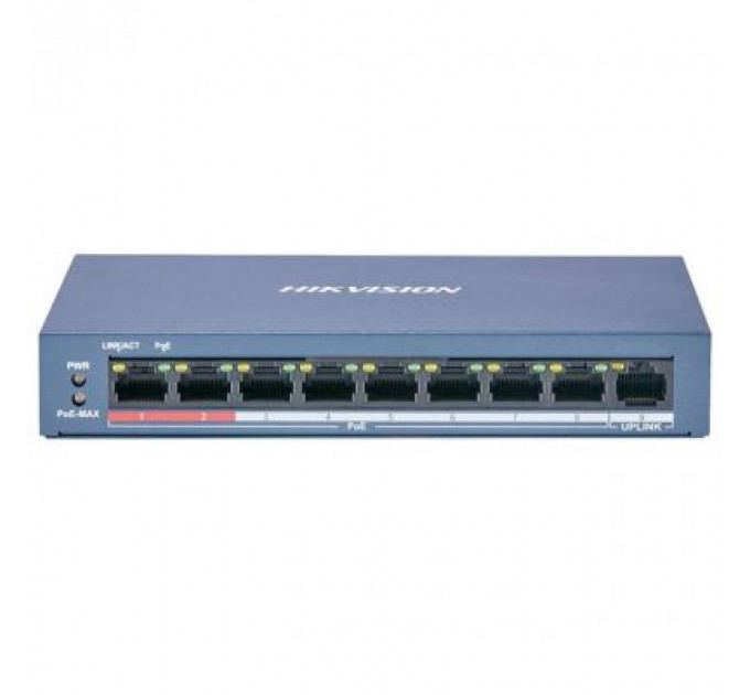 Комутатор мережевий Hikvision DS-3E0109P-E(C)