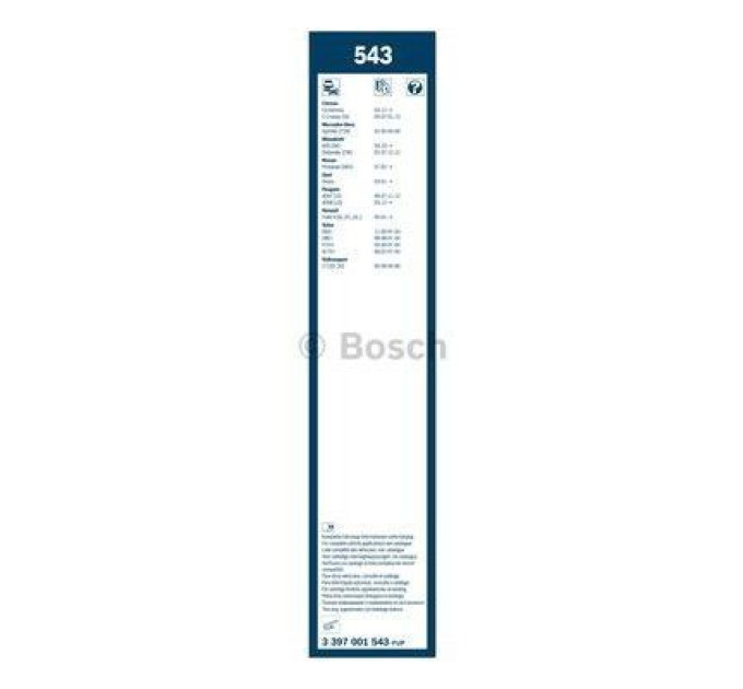Bosch Щітка склоочисника Bosch 3 397 001 543