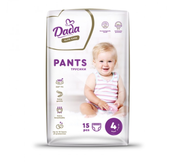 Dada Підгузки Dada Elite Care Maxi 4 (9 15 кг) 15 шт. (4820174980726)