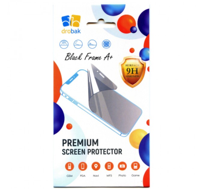 Drobak Скло захисне Drobak Google Pixel 6a Black Frame A+ (717158)