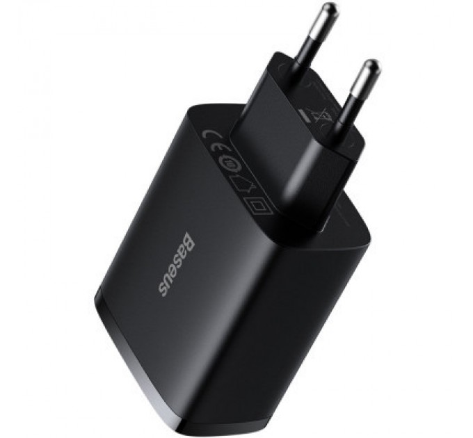 Baseus Зарядний пристрій Baseus Compact Charger 3U Black (CCXJ020101)