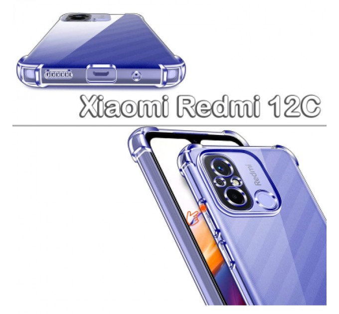 BeCover Чохол до мобільного телефона BeCover Anti-Shock Xiaomi Redmi 12C Clear (709176)