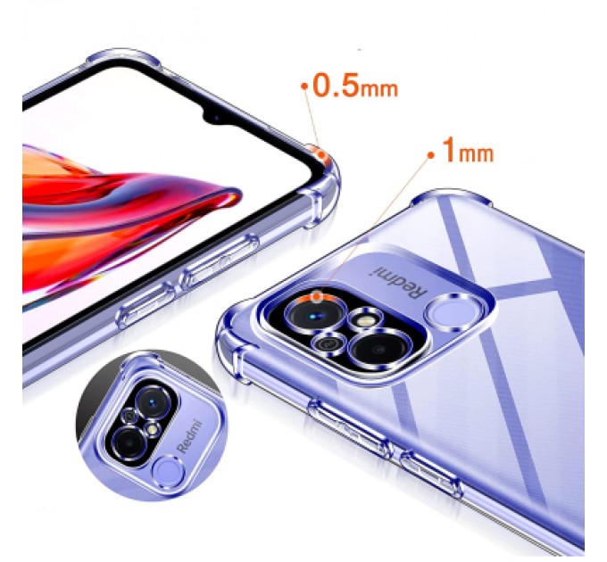 BeCover Чохол до мобільного телефона BeCover Anti-Shock Xiaomi Redmi 12C Clear (709176)