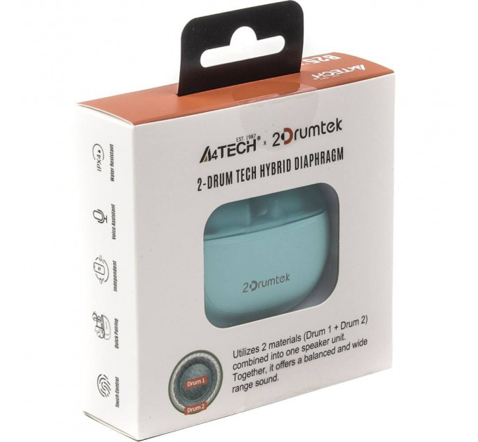 Bluetooth-гарнитура A4Tech B25 Icy Blue