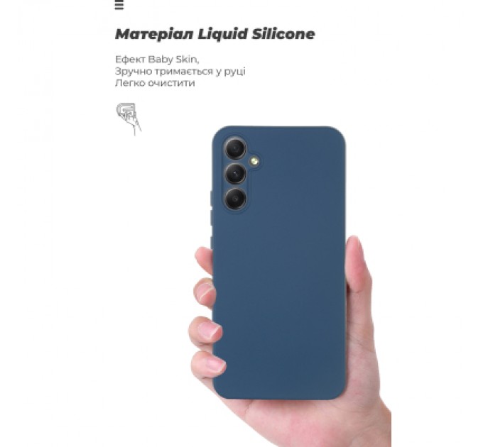 Armorstandart Чохол до мобільного телефона Armorstandart ICON Case Samsung A34 5G (A346) Camera cover Dark Blue (ARM66174)