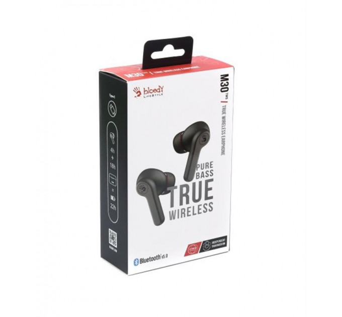 Bluetooth-гарнитура A4Tech Bloody M30 Black+Red