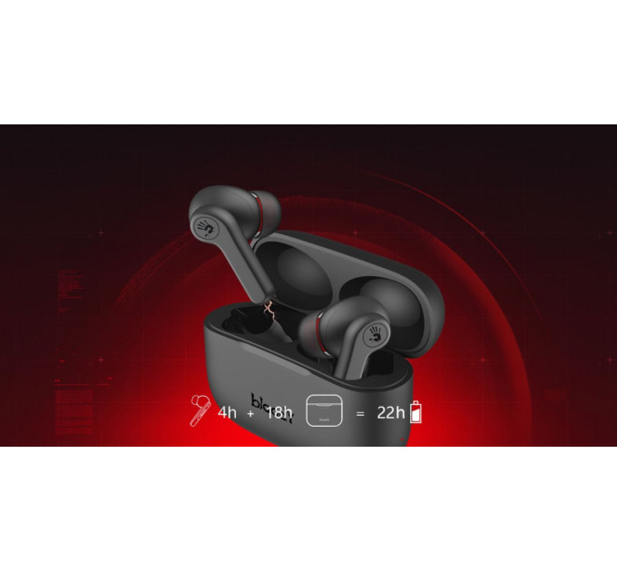 Bluetooth-гарнитура A4Tech Bloody M30 Black+Red