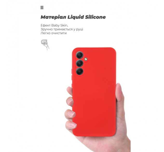 Armorstandart Чохол до мобільного телефона Armorstandart ICON Case Samsung A34 5G (A346) Camera cover Red (ARM66173)