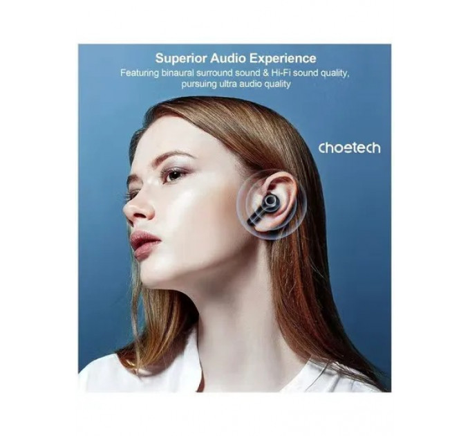 Bluetooth-гарнітура Choetech BH-T06 TWS bluetooth