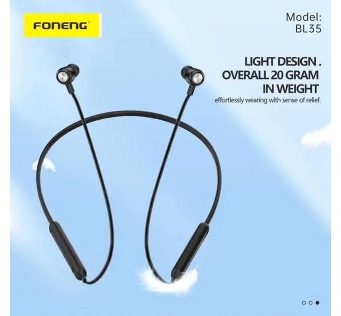 Bluetooth-гарнітура Foneng Neckband Sport (BL35)