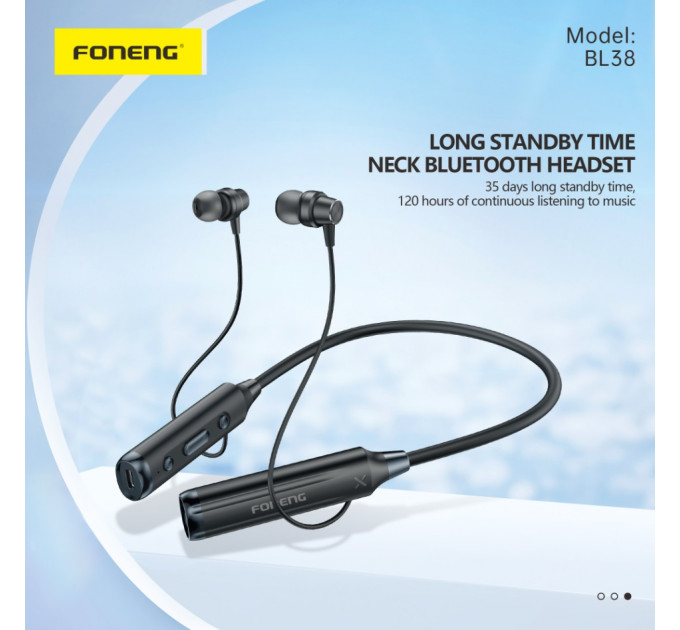 Bluetooth-гарнитура Foneng Neckband Sport (BL38)