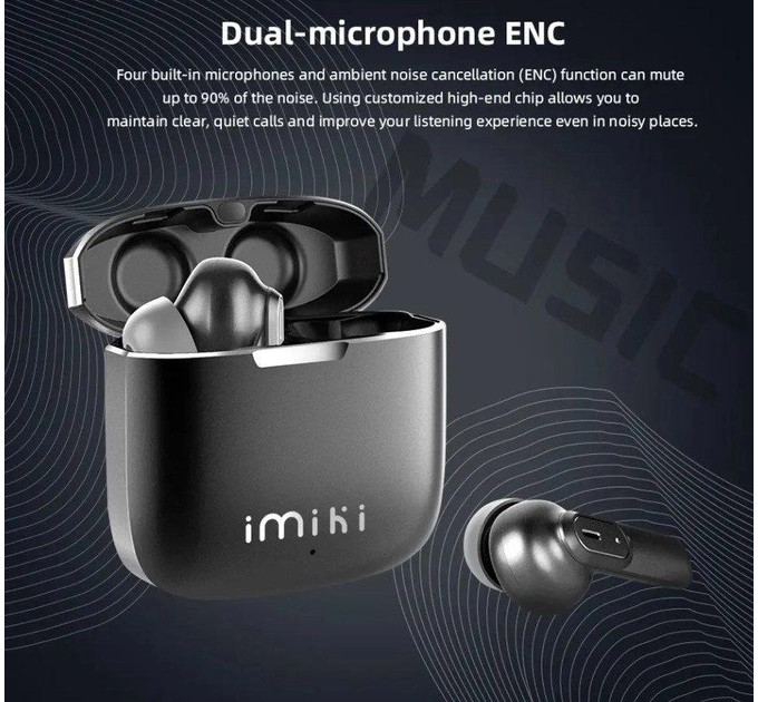 Bluetooth-гарнітура iMiki MT2 Black
