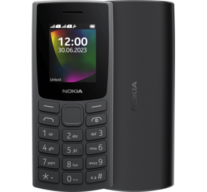 Мобільний телефон Nokia 106 DS 2023 Charcoal (1GF019BPA2C01)