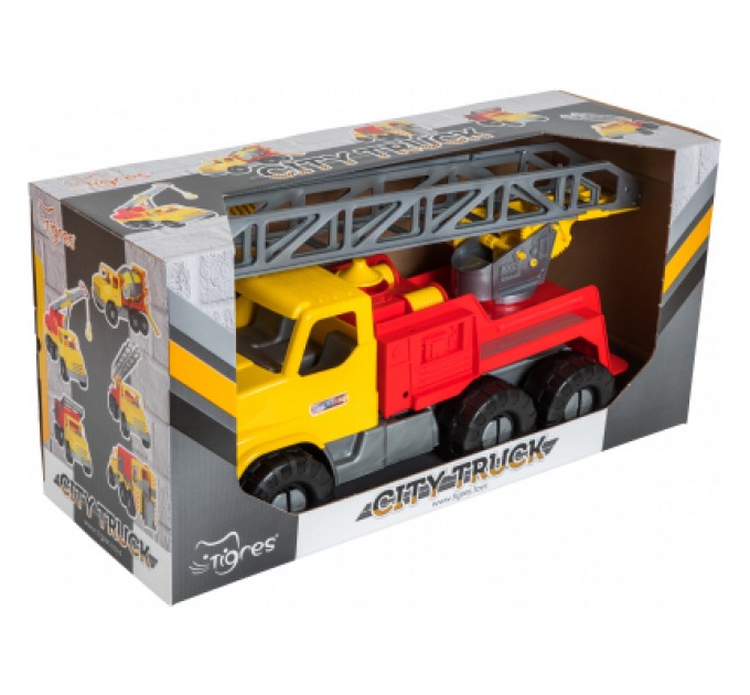 Tigres Спецтехніка Tigres Авто "City Truck" пожежна в коробці (39367)