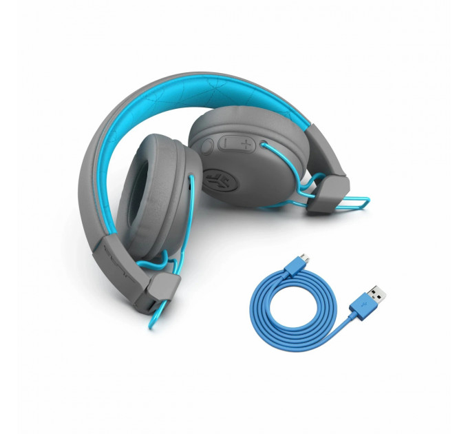 Bluetooth-гарнитура JLab Studio Wireless Grey/Blue (IEUHBASTUDIORGRYBLU4)