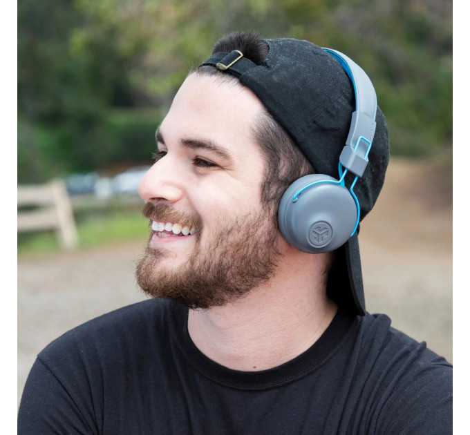 Bluetooth-гарнитура JLab Studio Wireless Grey/Blue (IEUHBASTUDIORGRYBLU4)