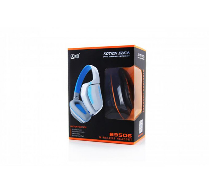 Bluetooth-гарнитура Kotion EACH B3506 Black/Orange (ktb3506bt)