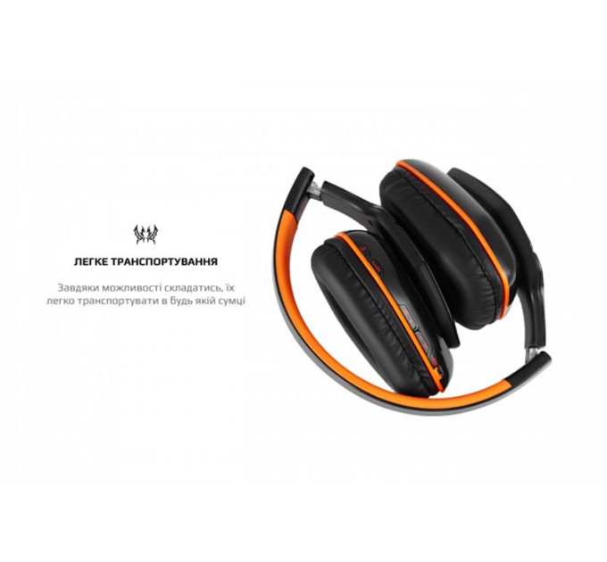 Bluetooth-гарнитура Kotion EACH B3506 Black/Orange (ktb3506bt)