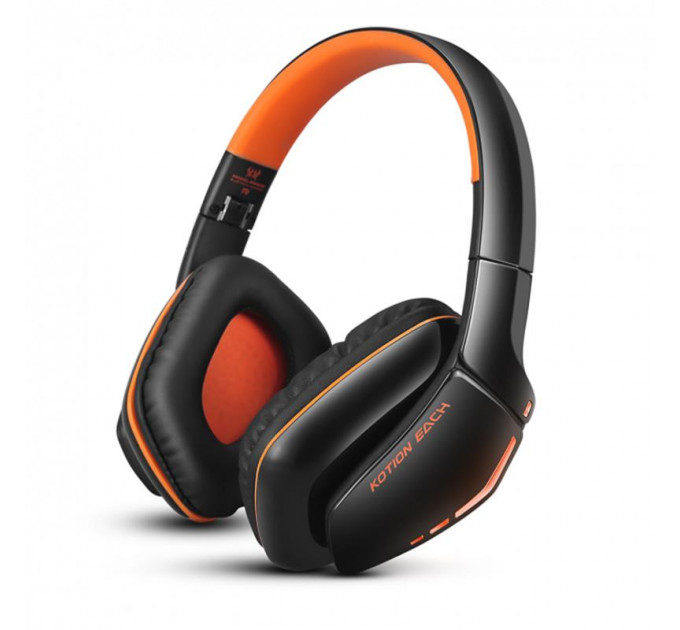 Bluetooth-гарнитура Kotion EACH B3506 Black/Orange (ktb3506bt)