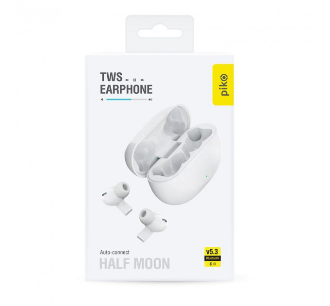 Bluetooth-гарнитура Piko TWS-HalfMoon White (1283126583391)