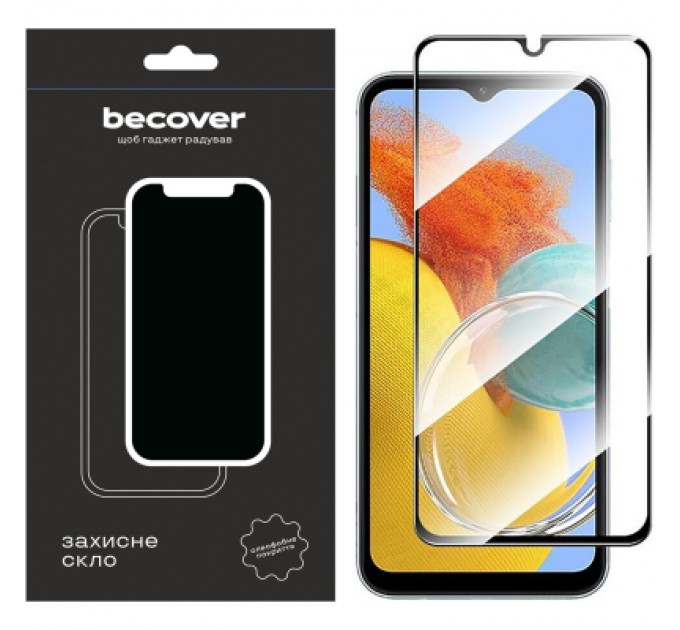 BeCover Скло захисне BeCover Samsung Galaxy M14 5G SM-M146 Black (709258)